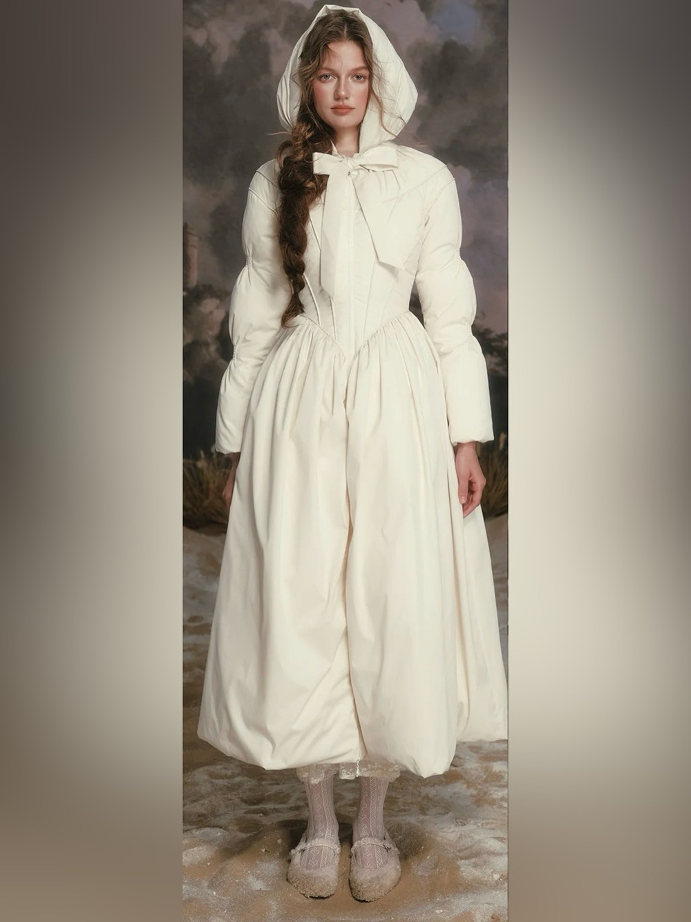 NWT Lacemade white Warrior Down Coat